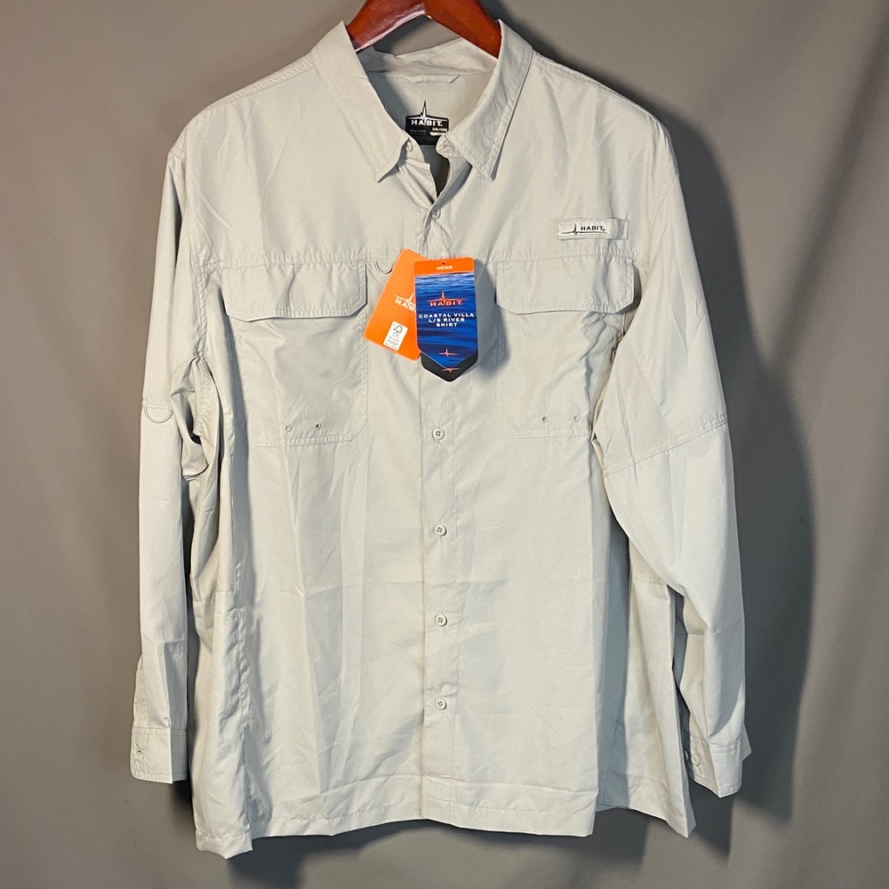 Habit Men’s Performance Button-Down Shirt – Size 3XL /3XG. – NWT